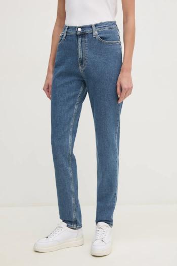 Rifle Calvin Klein Jeans dámske, vysoký pás, J20J224030