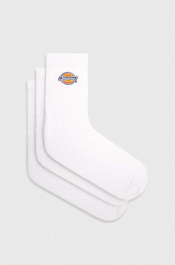 Ponožky Dickies 3-pak DK0A4Y9OWHX1-WHITE, pánske, biela farba