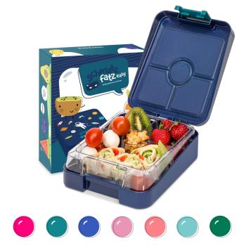 Schmatzfatz, easy snack box, Klarstein, 4 priehradky, 18 x 15 x 5 cm 