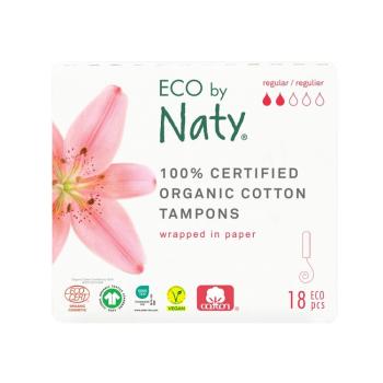 ECO BY NATY Tampóny dámske regular, 18 ks