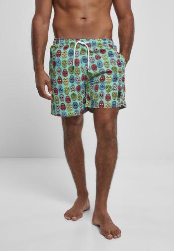 Urban Classics Pattern Swim Shorts calavera aop - M