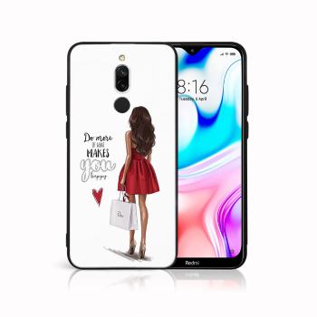 MY ART Ochranný obal Xiaomi Redmi 8 -RED DRESS (137)