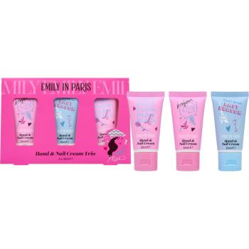 Emily In Paris Hand & Nail Cream Trio darčeková sada na ruky 3x30 ml