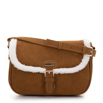 Dámska crossbody kabelka Wittchen s umelou kožušinou 97-4Y-501-4