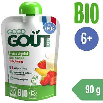 Good Gout BIO Ovsený dezert s jahodou a banánom (90 g) (3760269310759)