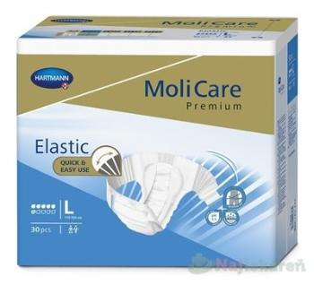 MoliCare Premium Elastic 6 kvapiek L plienkové nohavičky zalepovacie 30ks