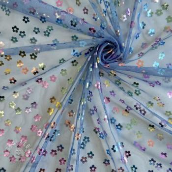 Tyl na TUTU ROYAL FOIL Flower multi