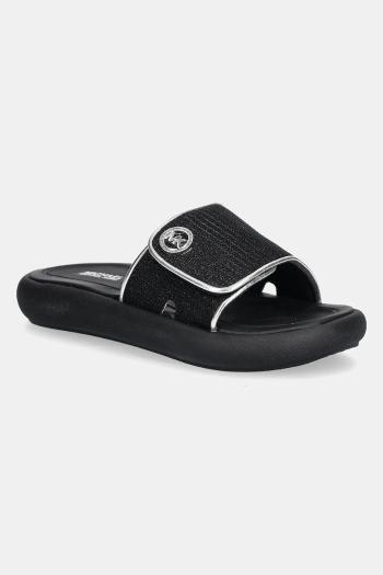 Šľapky Michael Kors RAELYNN DARBY čierna farba, MK01951001