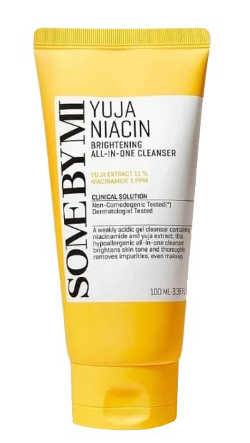 Some By Mi Čistiaci pleťový gél 3 v 1 Yuja Niacín (Brightening All-In-One Cleanser) 100 ml