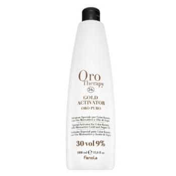 Fanola Oro Therapy 24k Gold Activator Oro Puro vyvíjacia emulzia pre všetky typy vlasov 9% 30 Vol. 1000 ml