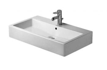 DURAVIT - Vero Umývadlo, 70x47 cm, s prepadom, s otvorom na batériu, WonderGliss, biela 04547000001