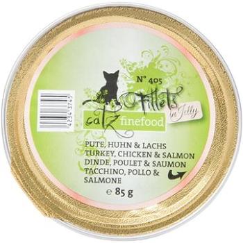 Catz finefood Fillets – morčacie, kuracie a losos 85 g (42343745)