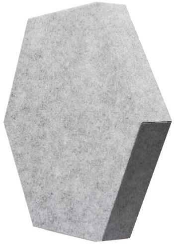 Mega Acoustic HexaPET 5 cm White-Gray Absorpčný penový panel