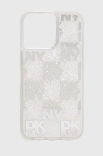 Puzdro na mobil Dkny  iPhone 15 Pro Max 6.7" biela farba, DKHCP15XLCPEPT,