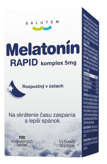 SALUTEM Melatonin Rapid komplex 5mg 100 tabliet