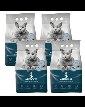 ARISTOCAT Bentonite Plus nisip igienic pisici, din bentonita 20 l (4 x 5 l)