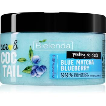Bielenda Coctail Scrub Blue Matcha + Blueberry telový peeling s regeneračným účinkom 350 g