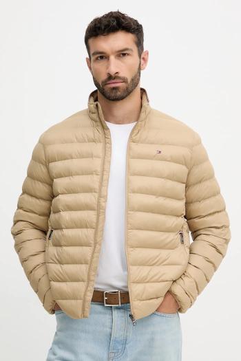 Bunda Tommy Hilfiger bordová farba, prechodná, MW0MW37634