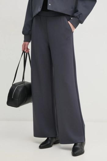 Nohavice Calvin Klein Jeans dámske, šedá farba, jednofarebné, J20J225087