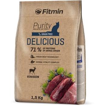 Fitmin Purity Cat Delicious so zverinou pre vyberavé mačky 1,5 kg (8595237013593)