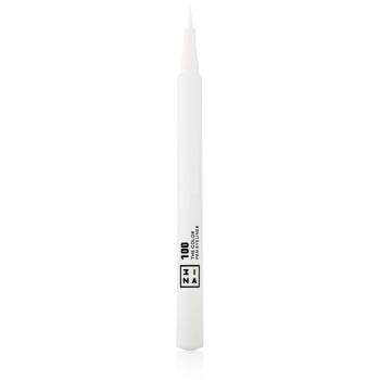 3INA The Color Pen Eyeliner očné linky vo fixe odtieň 100 - White 1 ml