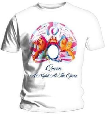 Queen Tričko A Night At The Opera Unisex White XL