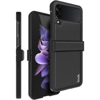 IMAK CARBON Ochranný obal pre Samsung Galaxy Z Flip4 5G čierny