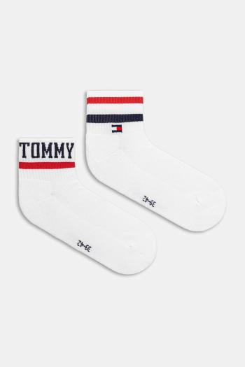 Ponožky Tommy Jeans 2-pak biela farba, 701236467