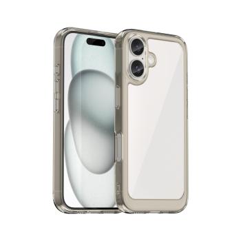 CRYSTAL Ochranný kryt pre Apple iPhone 16 Plus šedý