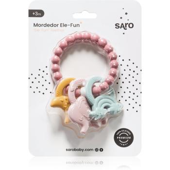 Saro Baby Ele-Fun hryzadielko Pink 1 ks