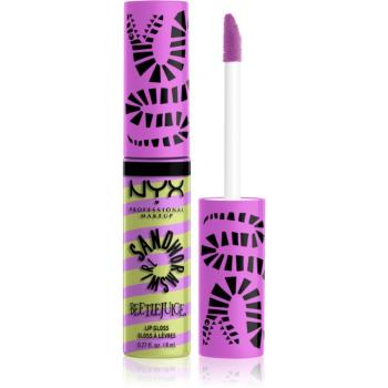 NYX Professional Makeup Beetlejuice Sandworm Swirl žiarivý lesk na pery odtieň 02 Purple 8 ml