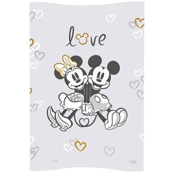 CEBA BABY prebaľovacia podložka mäkká Cosy 50 × 70 cm, Disney Minnie & Mickey Grey (5907672336770)