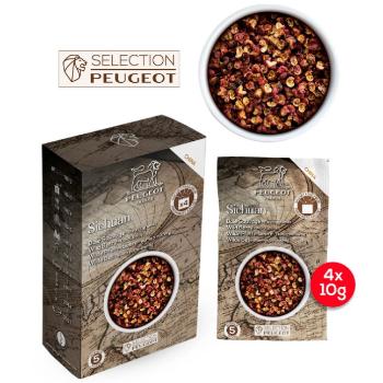 Pepř SICHUAN 4 x 10 g, Peugeot