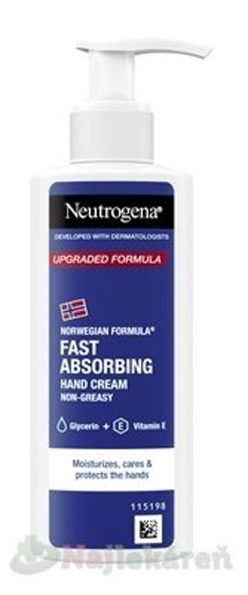 Neutrogena Norwegian Formula Fast absorbing ošetrujúci krém na ruky 150 ml