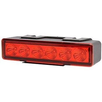 WAS W117 LED, 7-funkcií blikania, výstražné červené svetlo (5W9001)