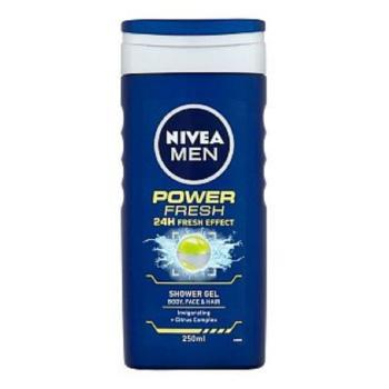 NIVEA Men Power Refresh Sprchový gél na telo, tvár a vlasy 250 ml