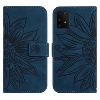 ART SUNFLOWER Peňaženkové puzdro s remienkom Samsung Galaxy S10 Lite modré