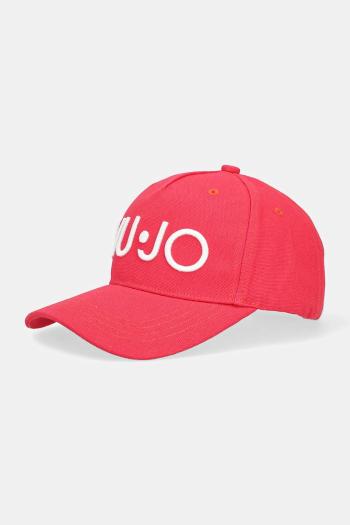 Šiltovka Liu Jo dámska, červená farba, jednofarebná, VA5201.T0300