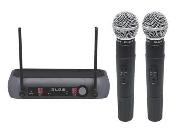 Sada bezdrôtových mikrofónov BLOW PRM 902