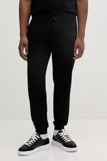 Tepláky Armani Exchange pánske, čierna farba, jednofarebné, XM000373 AF10818