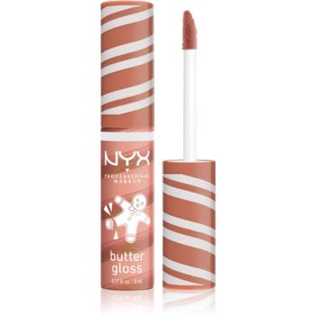 NYX Professional Makeup Holiday Butter Gloss lesk na pery odtieň 03 Sugar Cookie Swirl 8 ml