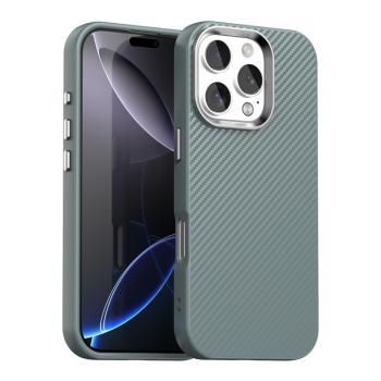 IMD CARBON Ochranný kryt pre Apple iPhone 16 Pro Max šedý