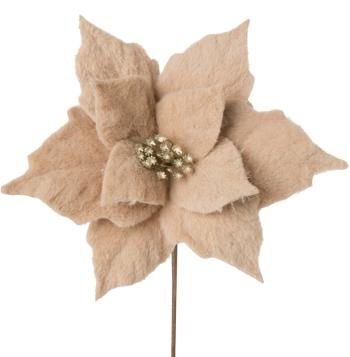 ArtFir Vianočný kvet 246 | béžová 22 cm
