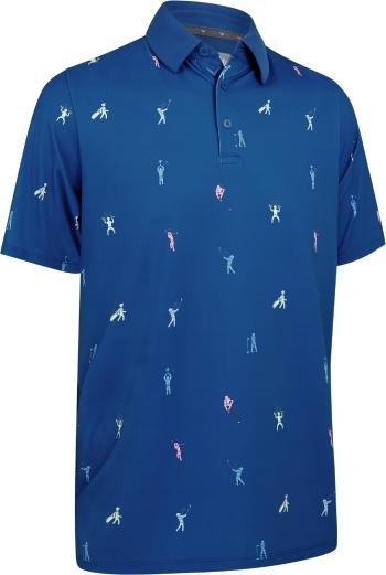 Callaway Time Lapse Mens Galaxy Blue 2XL Polo košeľa