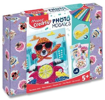 Kreatív szett MAPED Photo Mosaics - Cute Animals Kreatív szett