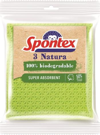 SPONTEX Natura hubková utierka 3 ks