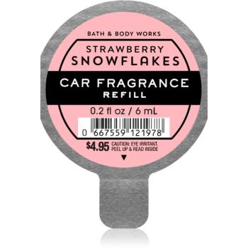 Bath & Body Works Strawberry Snowflakes vôňa do auta náhradná náplň 6 ml