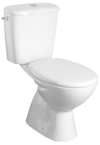 AQUALINE MIGUEL WC kombi, dvojtlačítko 3/6l, spodní odpad, bílá LC2258