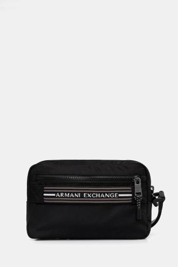 Kozmetická taška Armani Exchange čierna farba, XM001607 AF17206