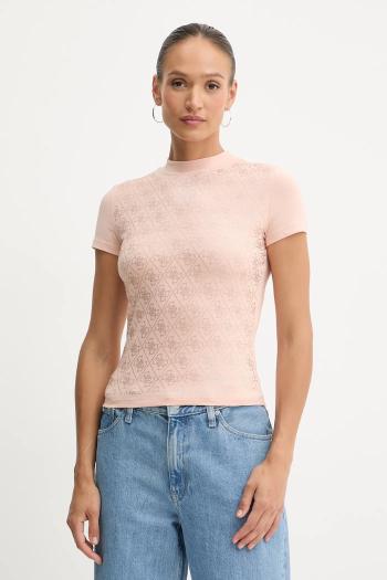 Tričko Guess dámske, čierna farba, W4BI26 J1314